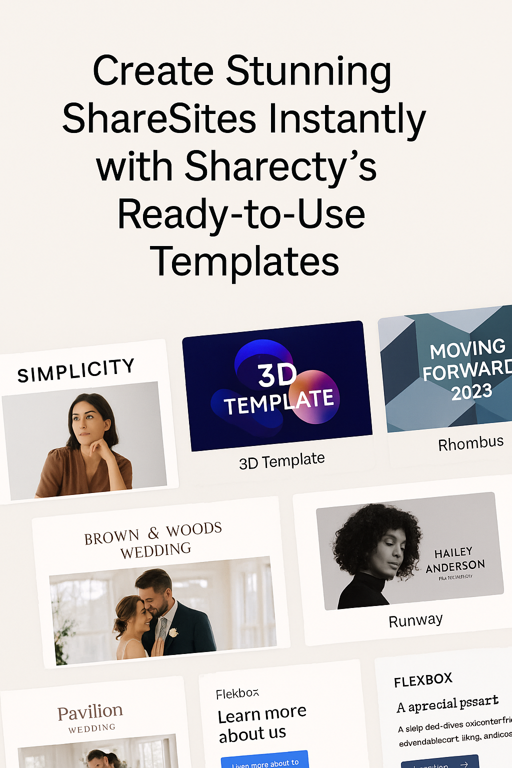 Create Stunning ShareSites Instantly with Sharecty’s Ready-to-Use Templates