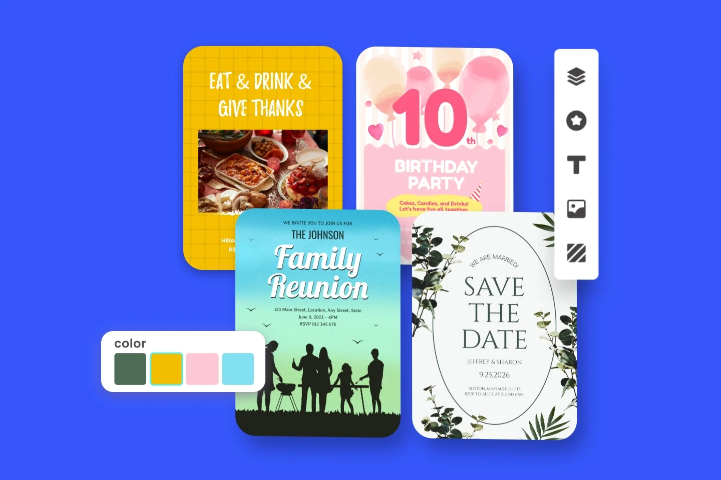 Create Stunning Invitations Online for Free – Sharecty Invitation Maker