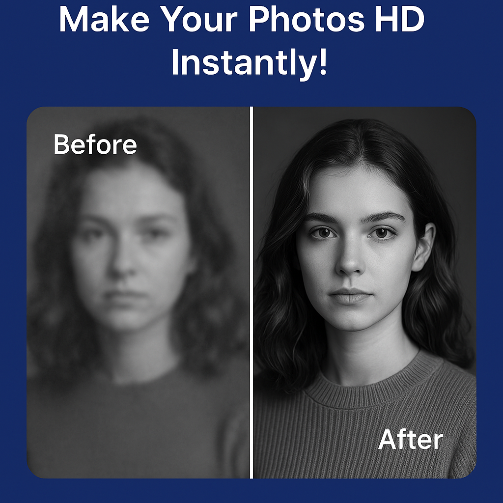 Best AI Photo Enhancer Tool in 2025 – Make Your Photos HD Instantly with Sharecty